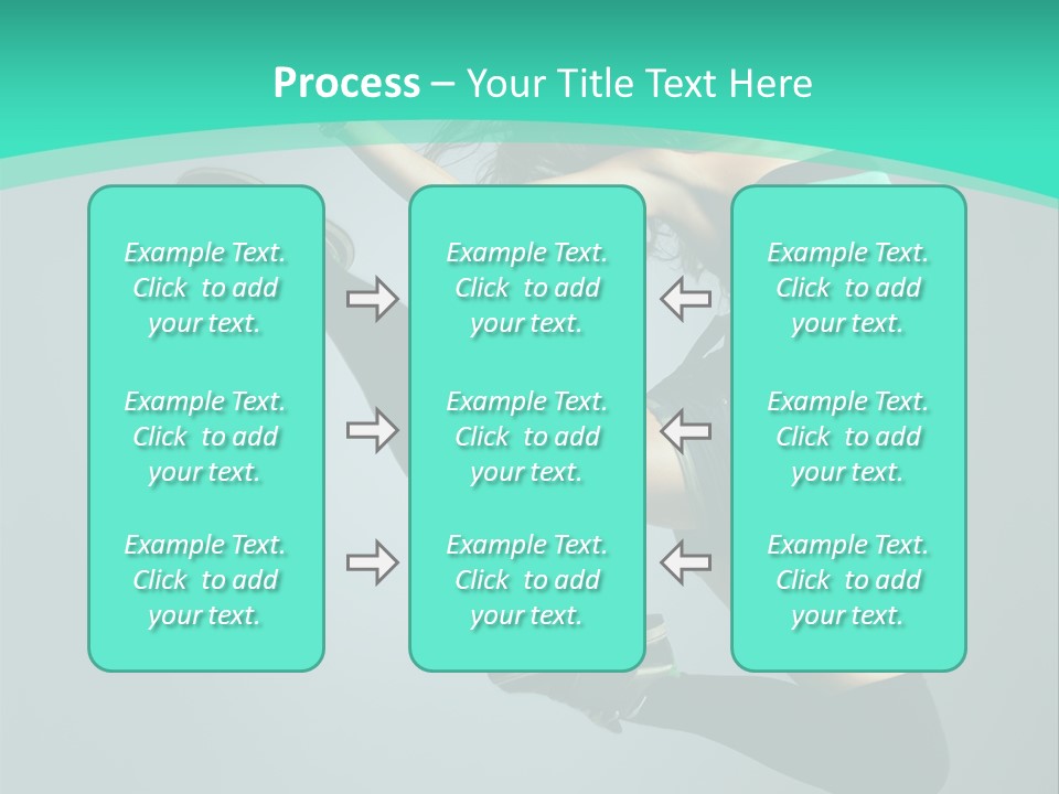 Teenager Isolated Moving PowerPoint Template
