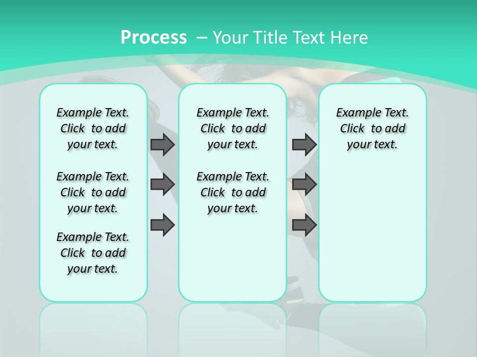 Teenager Isolated Moving PowerPoint Template