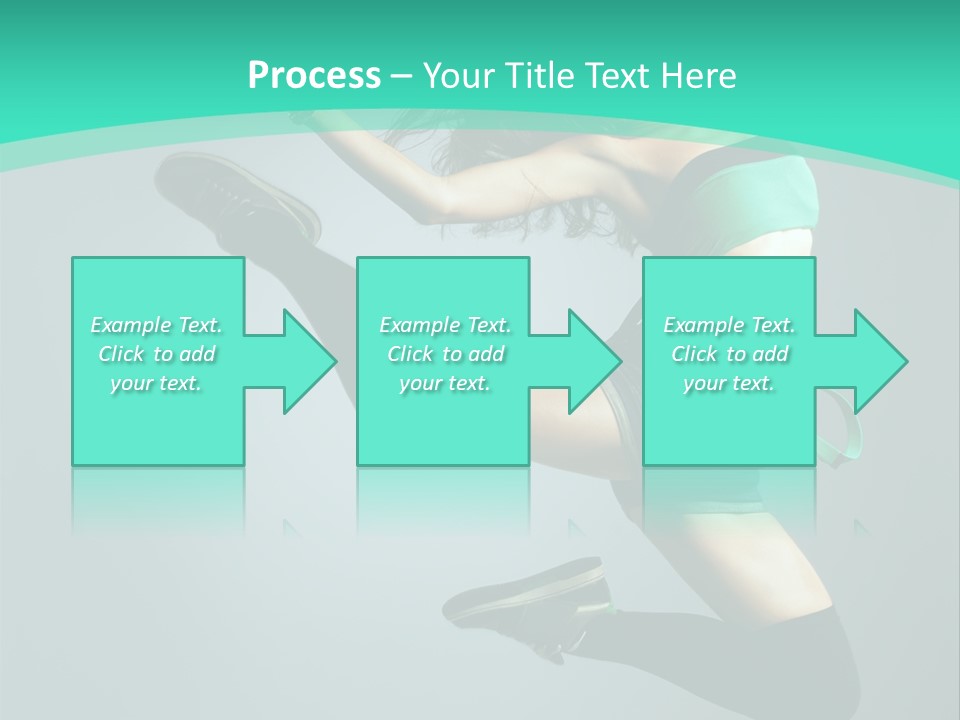 Teenager Isolated Moving PowerPoint Template