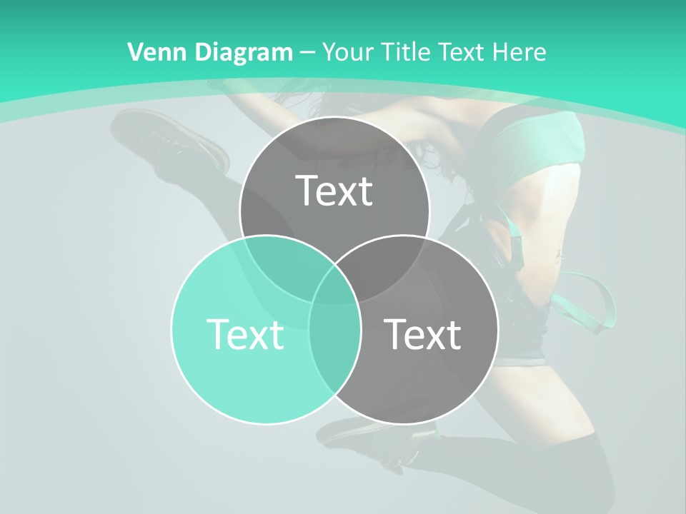 Teenager Isolated Moving PowerPoint Template