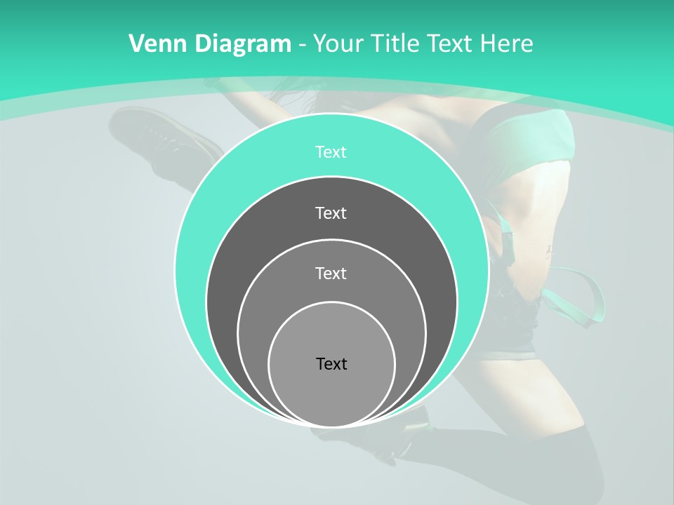 Teenager Isolated Moving PowerPoint Template