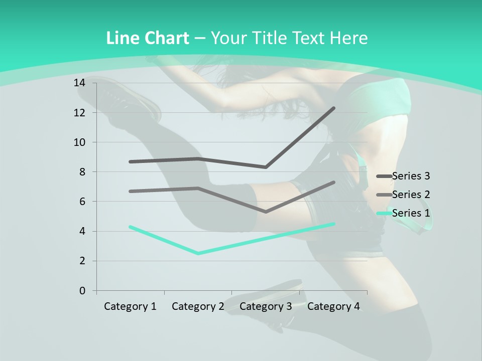 Teenager Isolated Moving PowerPoint Template