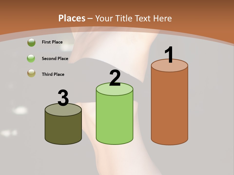 Breast Hair Babe PowerPoint Template