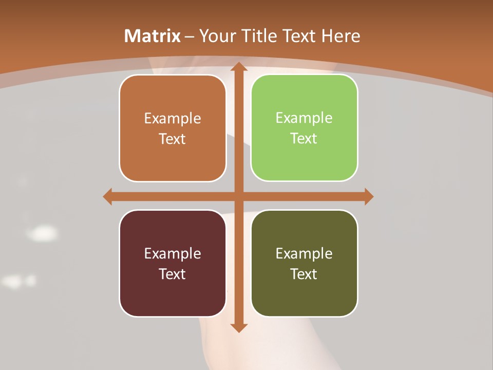 Breast Hair Babe PowerPoint Template