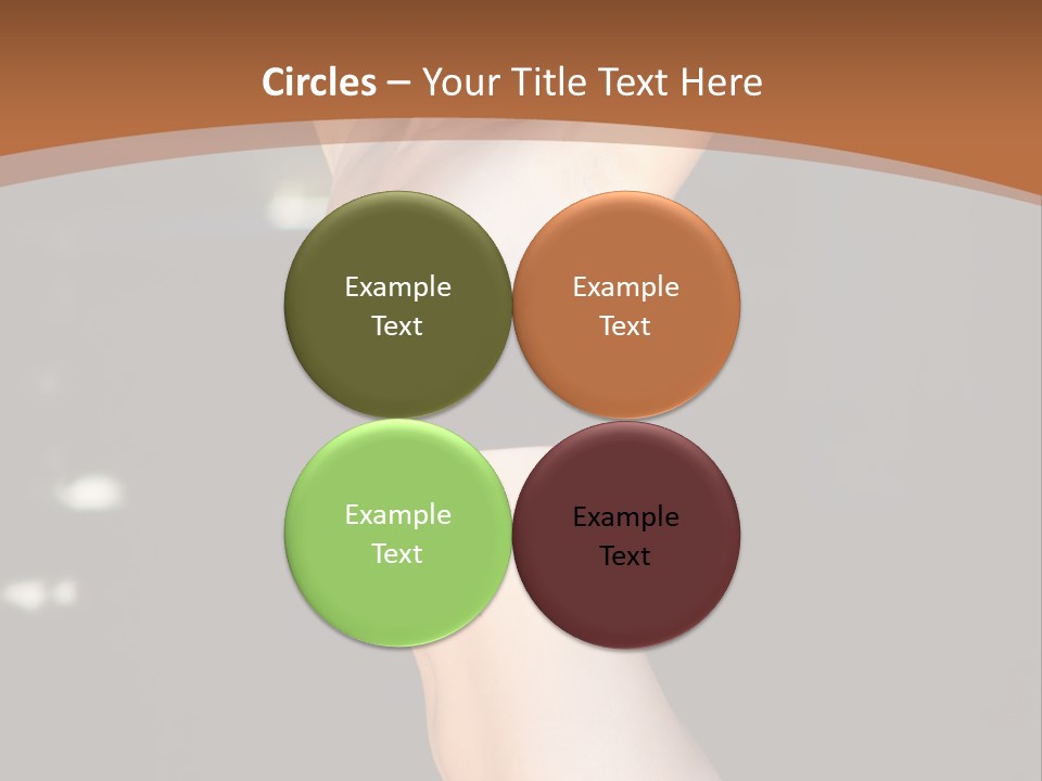 Breast Hair Babe PowerPoint Template