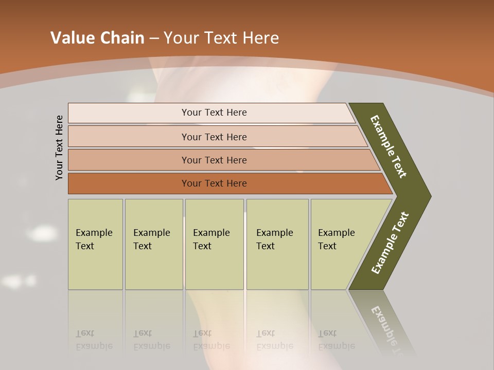 Breast Hair Babe PowerPoint Template