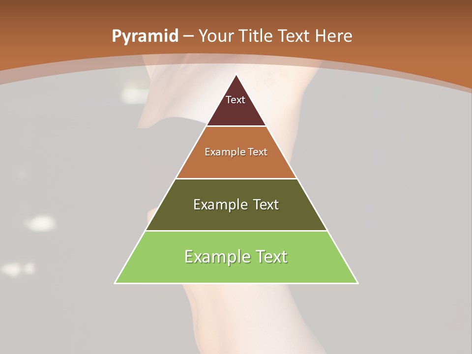 Breast Hair Babe PowerPoint Template