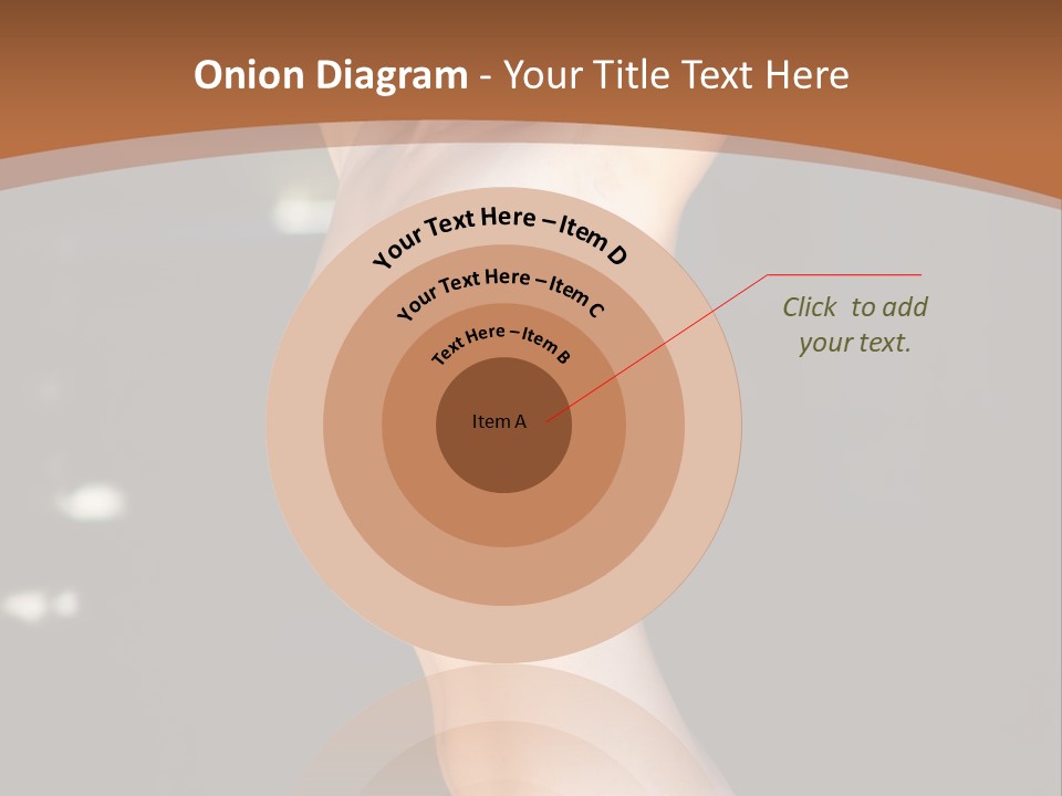 Breast Hair Babe PowerPoint Template