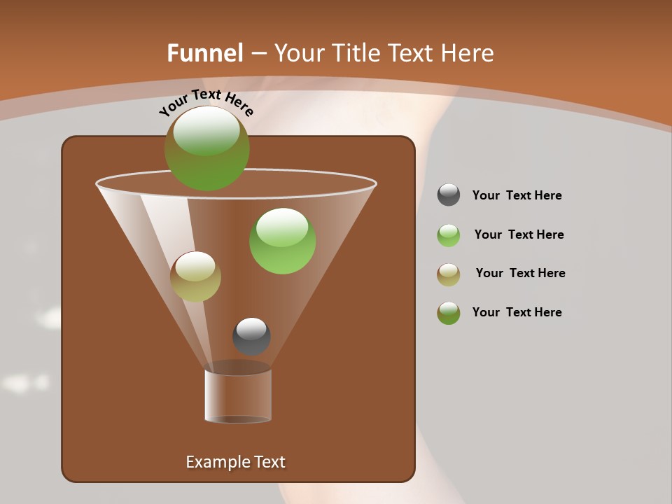 Breast Hair Babe PowerPoint Template