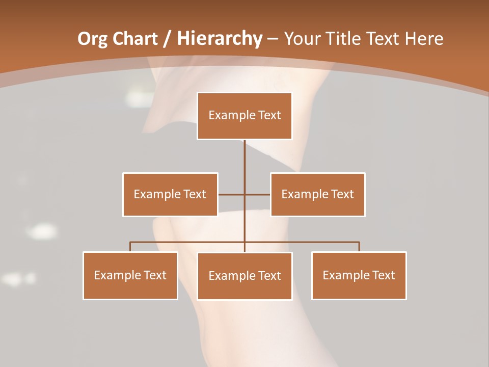 Breast Hair Babe PowerPoint Template