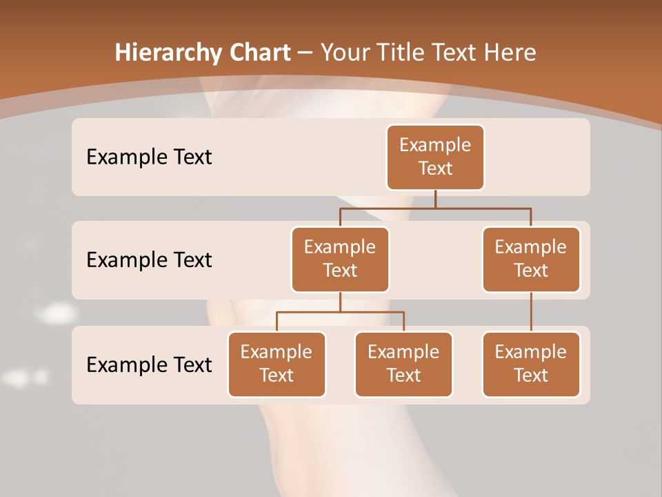 Breast Hair Babe PowerPoint Template
