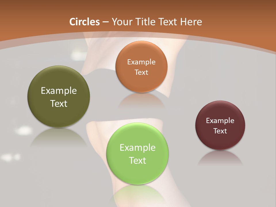 Breast Hair Babe PowerPoint Template