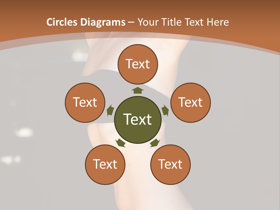 Breast Hair Babe PowerPoint Template