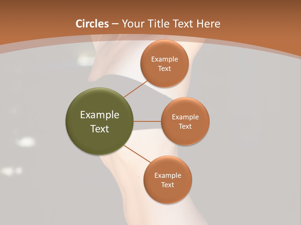 Breast Hair Babe PowerPoint Template