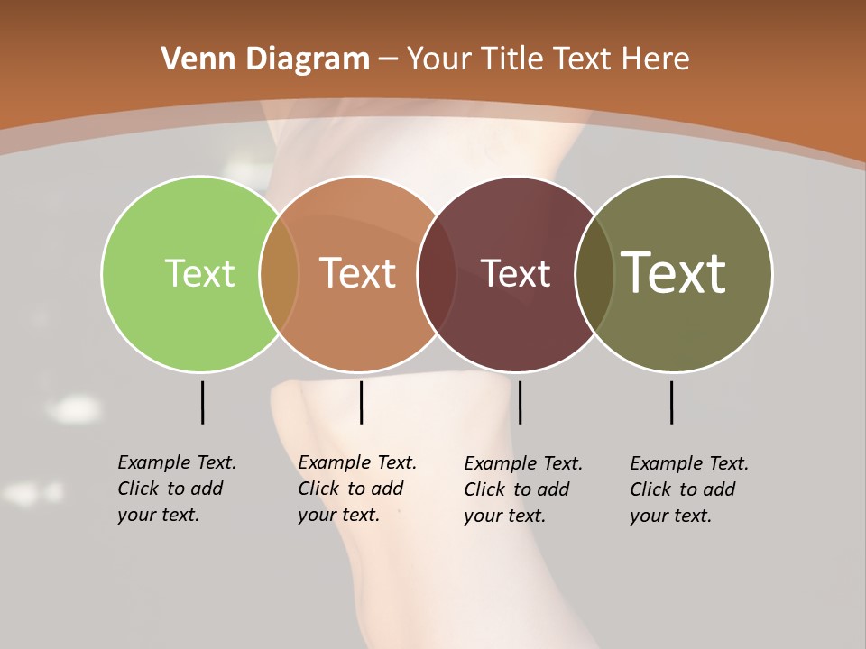 Breast Hair Babe PowerPoint Template