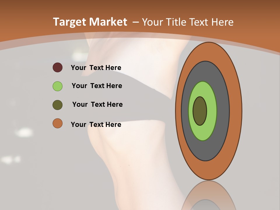 Breast Hair Babe PowerPoint Template