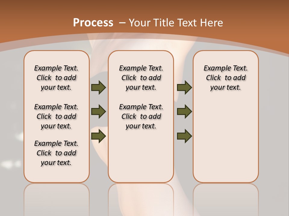 Breast Hair Babe PowerPoint Template
