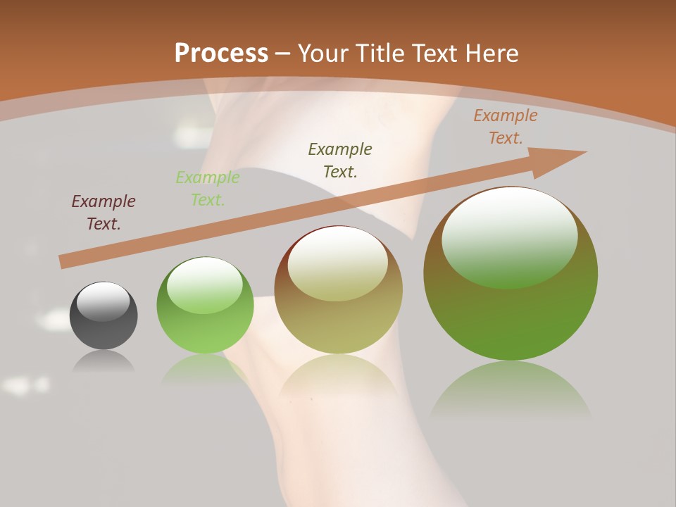 Breast Hair Babe PowerPoint Template