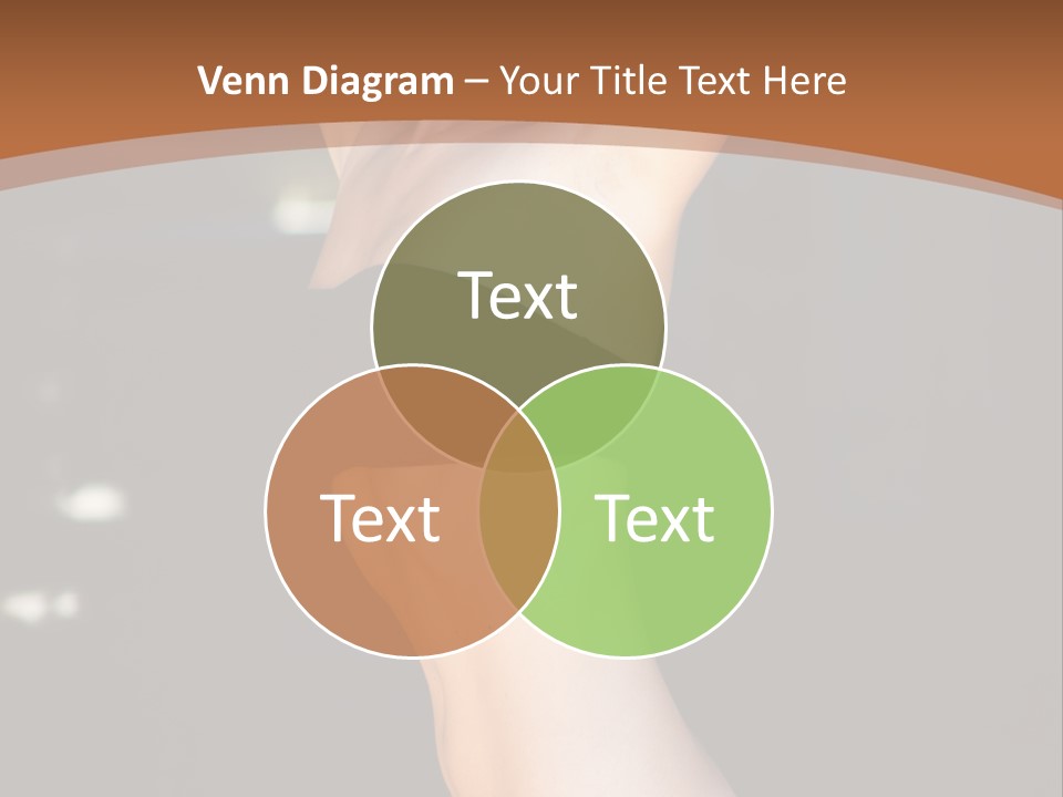 Breast Hair Babe PowerPoint Template