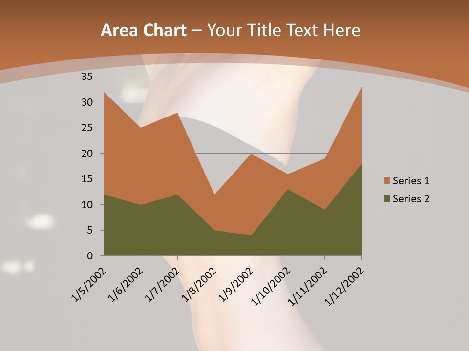 Breast Hair Babe PowerPoint Template