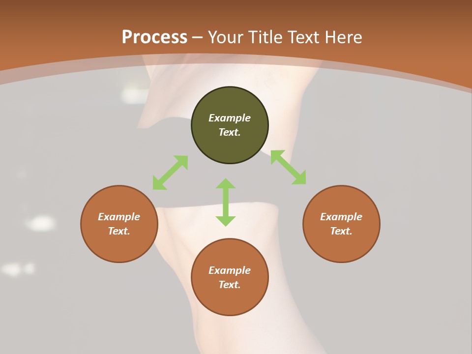 Breast Hair Babe PowerPoint Template