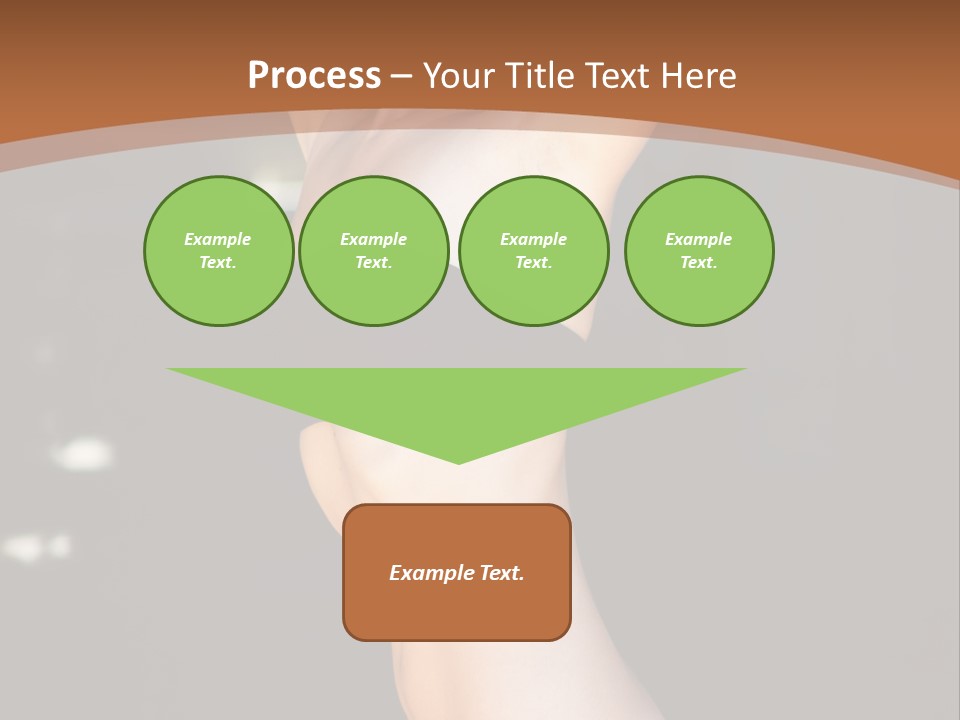 Breast Hair Babe PowerPoint Template