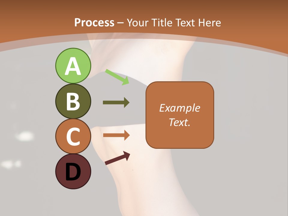 Breast Hair Babe PowerPoint Template