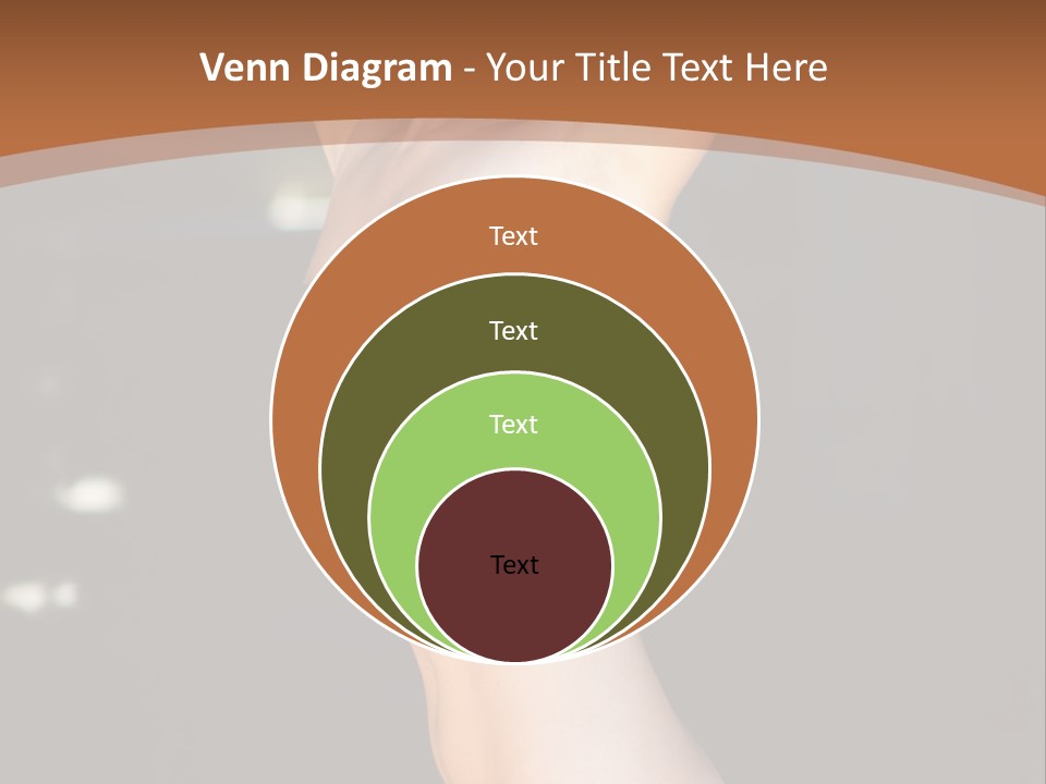 Breast Hair Babe PowerPoint Template