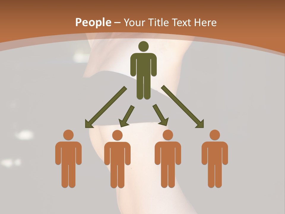 Breast Hair Babe PowerPoint Template