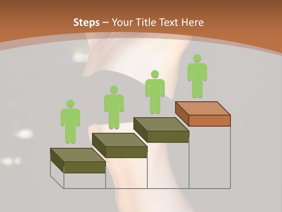 Breast Hair Babe PowerPoint Template