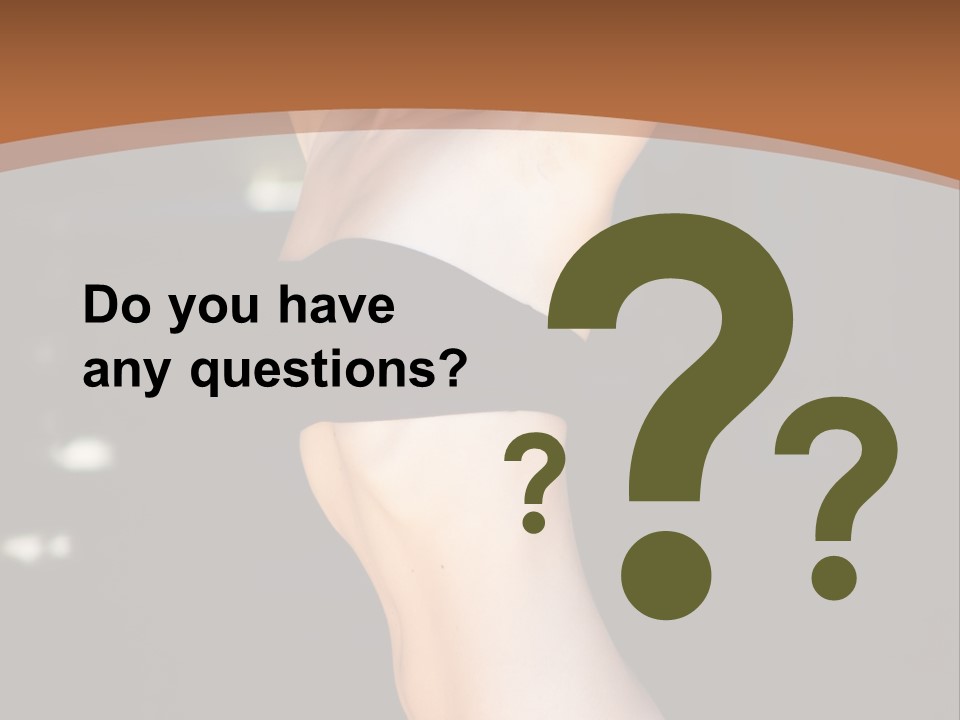 Breast Hair Babe PowerPoint Template