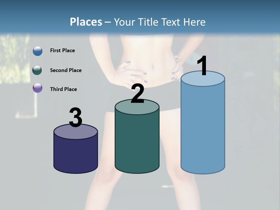 Fresh Women Relaxation PowerPoint Template