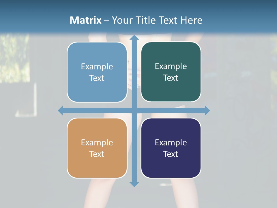 Fresh Women Relaxation PowerPoint Template