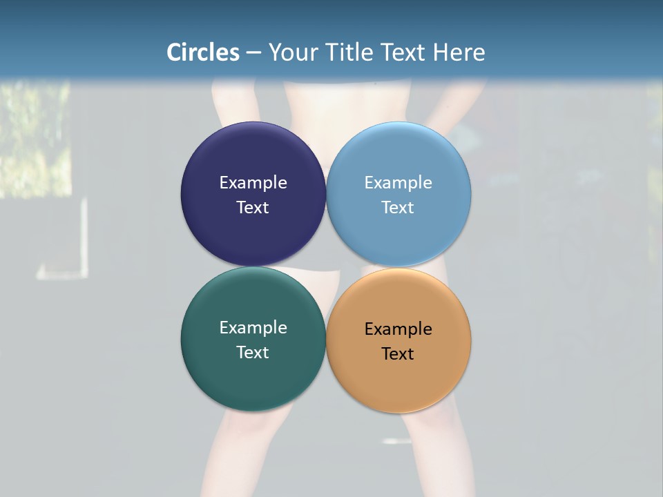 Fresh Women Relaxation PowerPoint Template