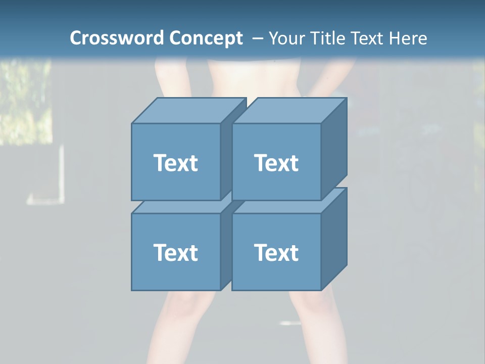 Fresh Women Relaxation PowerPoint Template