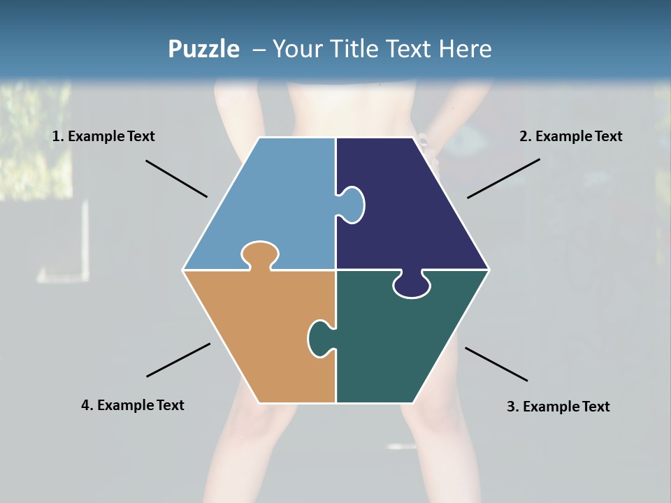 Fresh Women Relaxation PowerPoint Template