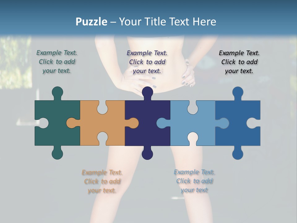 Fresh Women Relaxation PowerPoint Template