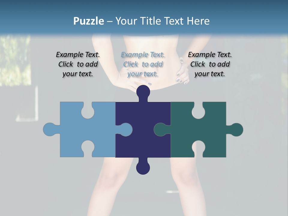 Fresh Women Relaxation PowerPoint Template