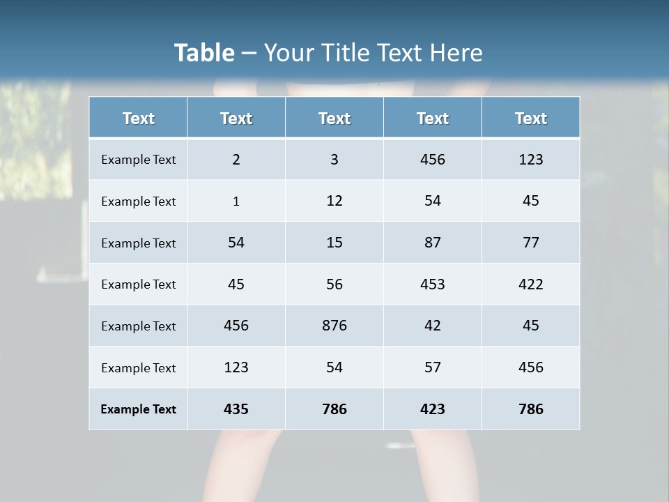 Fresh Women Relaxation PowerPoint Template