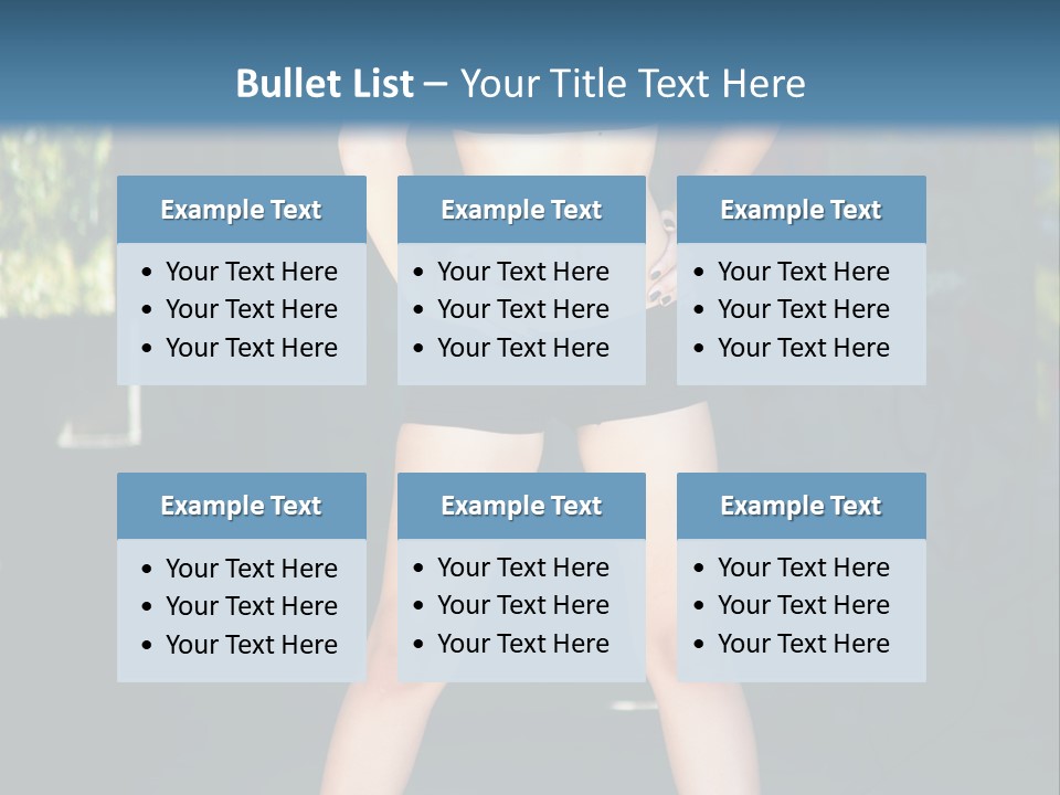 Fresh Women Relaxation PowerPoint Template