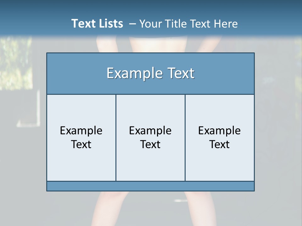 Fresh Women Relaxation PowerPoint Template