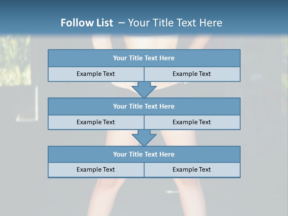 Fresh Women Relaxation PowerPoint Template
