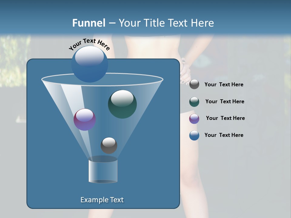 Fresh Women Relaxation PowerPoint Template