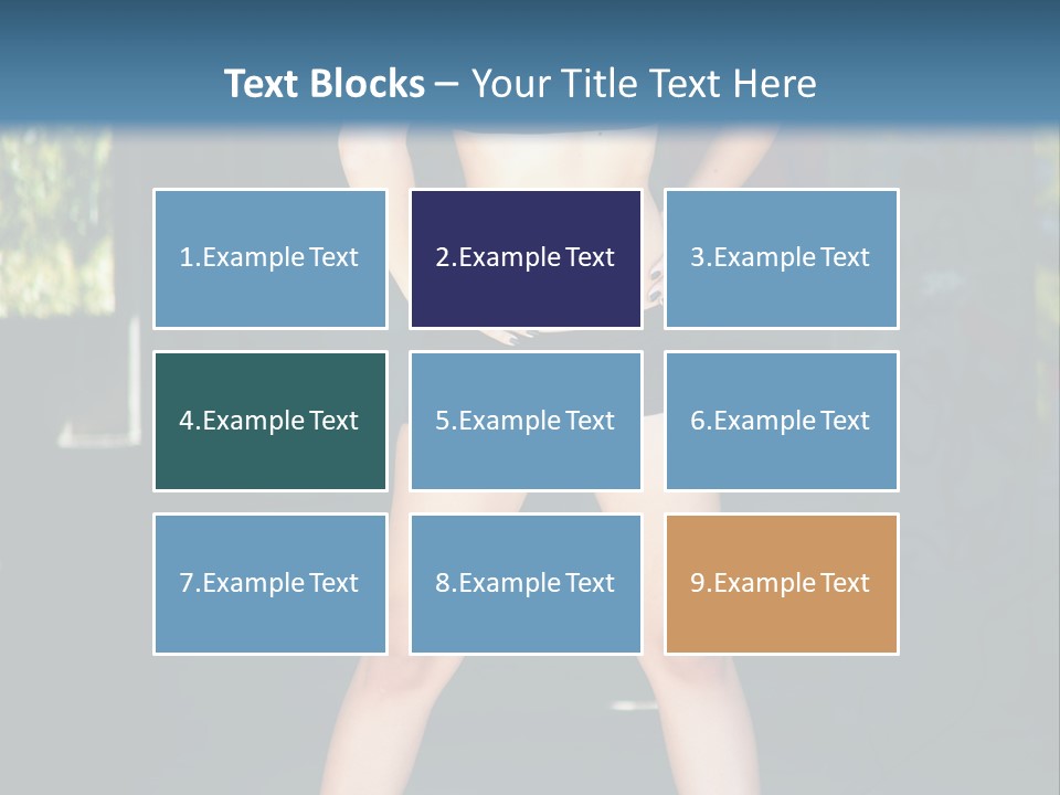 Fresh Women Relaxation PowerPoint Template