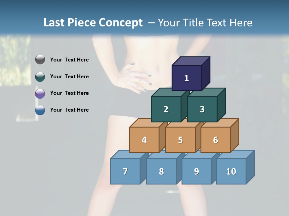 Fresh Women Relaxation PowerPoint Template