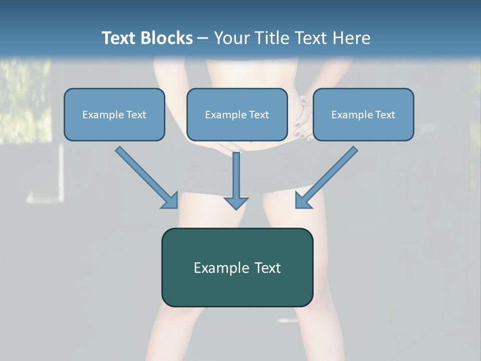 Fresh Women Relaxation PowerPoint Template