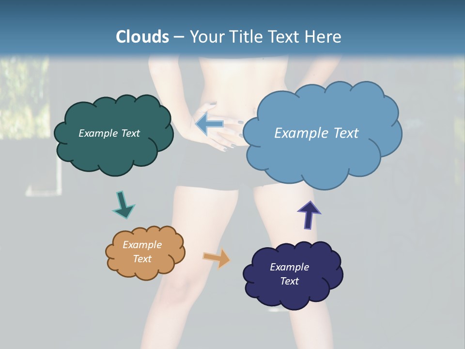 Fresh Women Relaxation PowerPoint Template