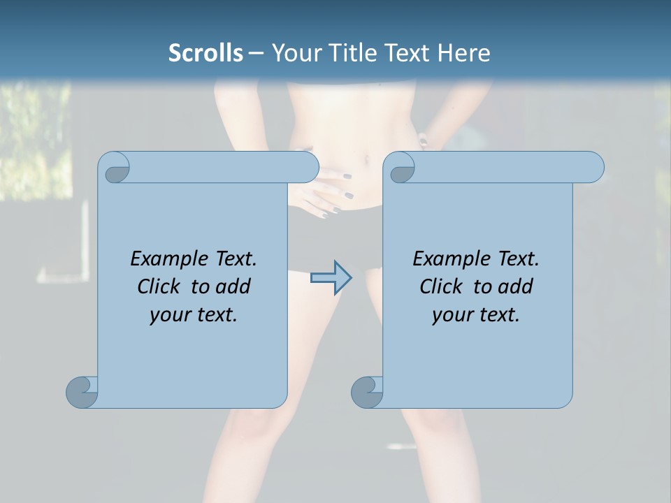 Fresh Women Relaxation PowerPoint Template