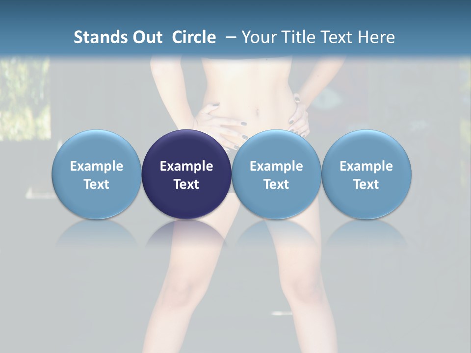 Fresh Women Relaxation PowerPoint Template