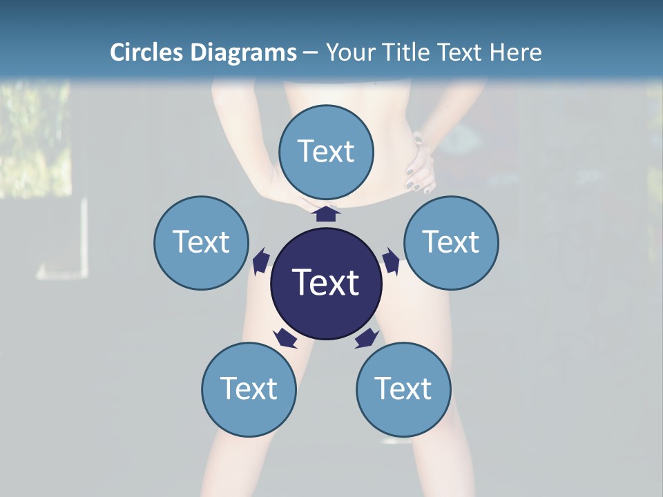 Fresh Women Relaxation PowerPoint Template